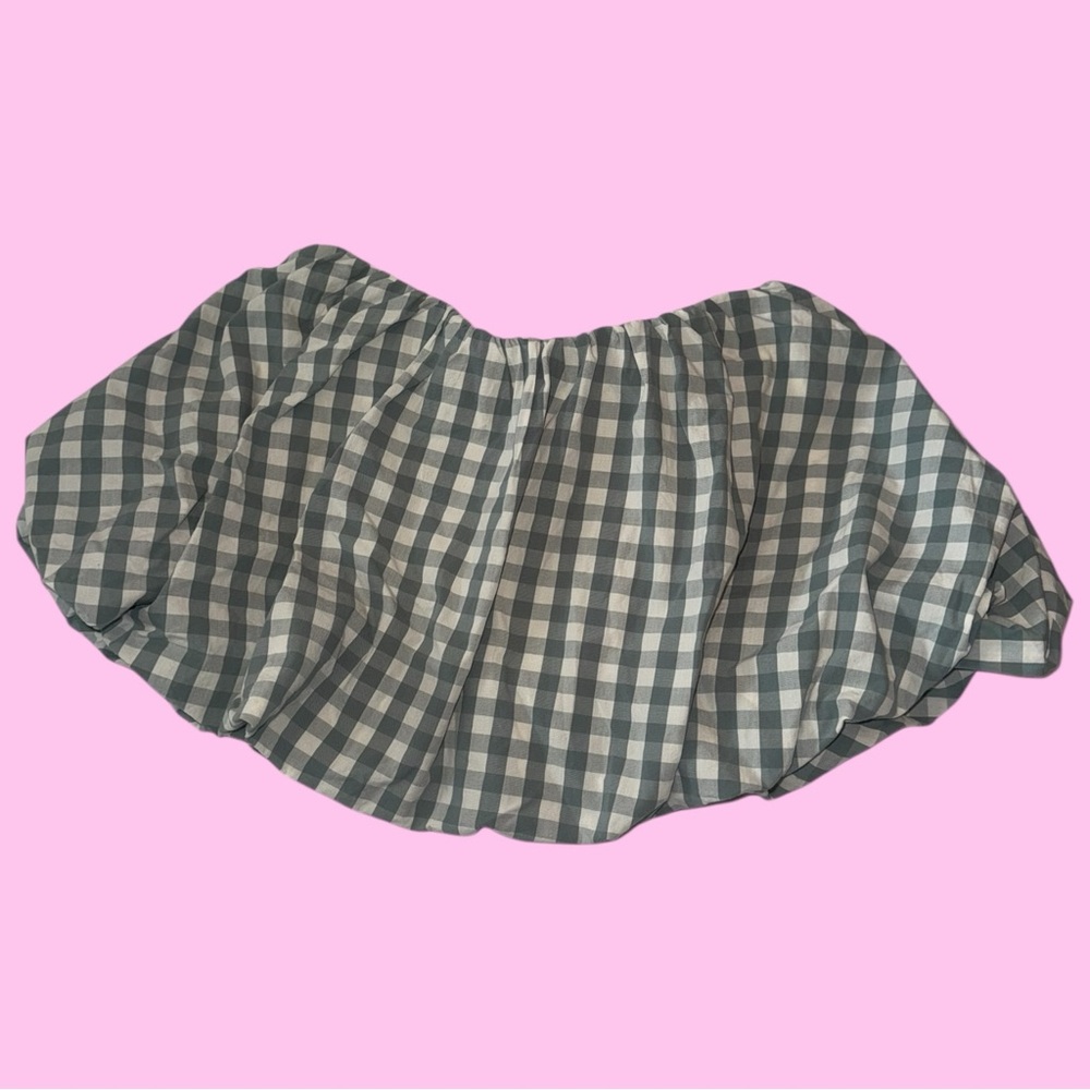 Kimchi Blue Gingham Bubble Skirt
